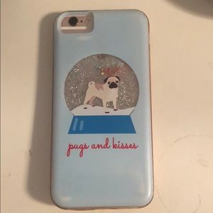 Pugs and kisses phone case